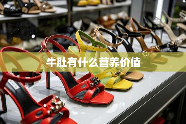 牛肚有什么营养价值