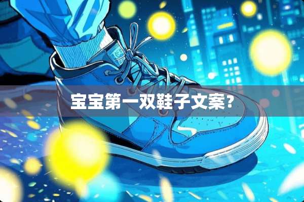 宝宝第一双鞋子文案？