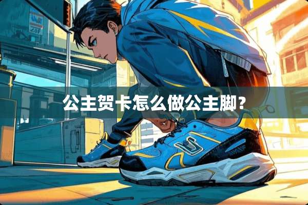 公主贺卡怎么做公主脚？