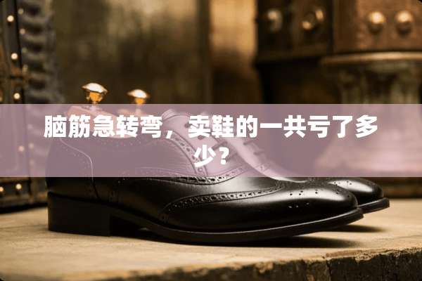 脑筋急转弯，卖鞋的一共亏了多少？