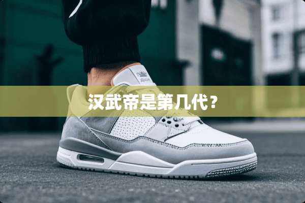 汉武帝是第几代？