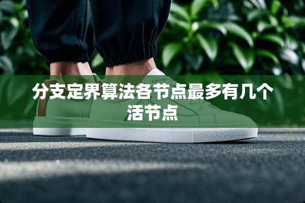 分支定界算法各节点最多有几个活节点
