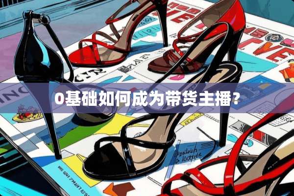 0基础如何成为带货主播？