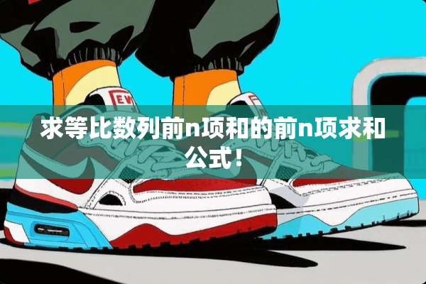 求等比数列前n项和的前n项求和公式！