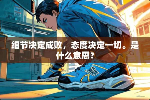 细节决定成败，态度决定一切。是什么意思？