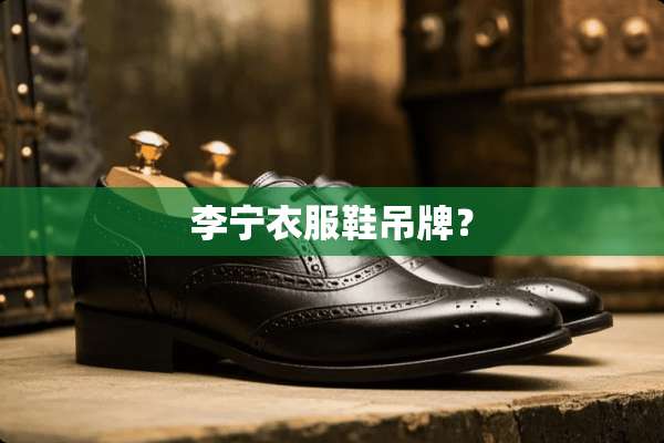 李宁衣服鞋吊牌？