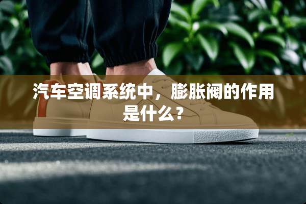 汽车空调系统中，膨胀阀的作用是什么？