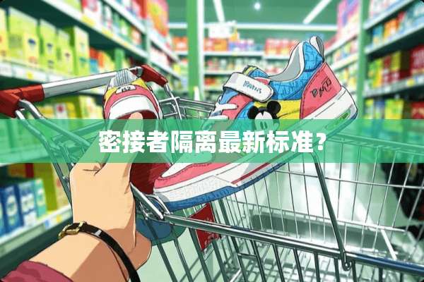 密接者隔离最新标准？