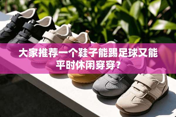 大家推荐一个鞋子能踢**又能平时休闲穿穿？