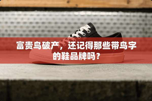 富贵鸟破产，还记得那些带鸟字的鞋品牌吗？