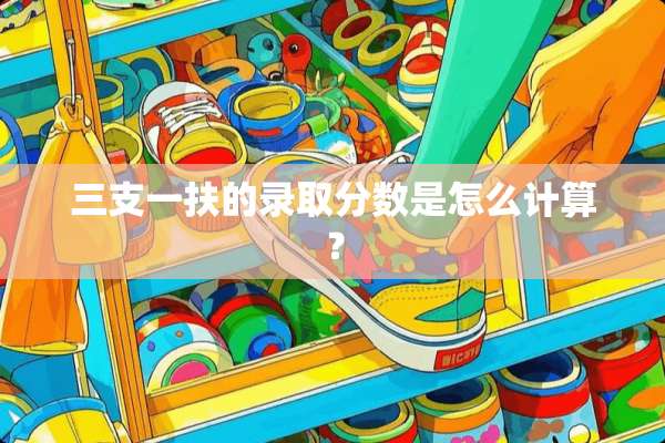 三支一扶的录取分数是怎么计算？