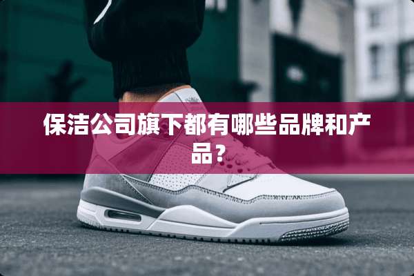 保洁公司旗下都有哪些品牌和产品？
