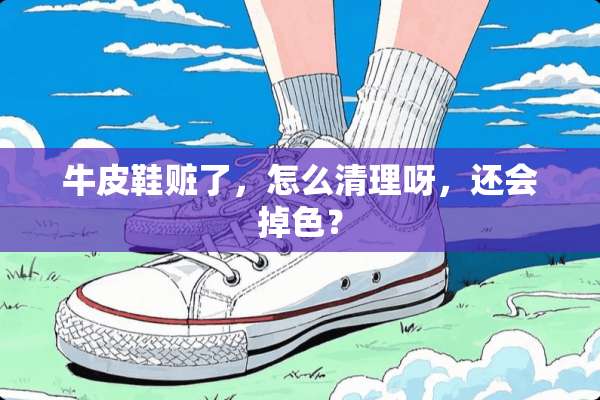 牛皮鞋赃了，怎么清理呀，还会掉色？