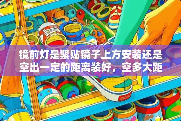 镜前灯是紧贴镜子上方安装还是空出一定的距离装好，空多大距离合适呀。谢谢？