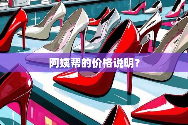 阿姨帮的价格说明？