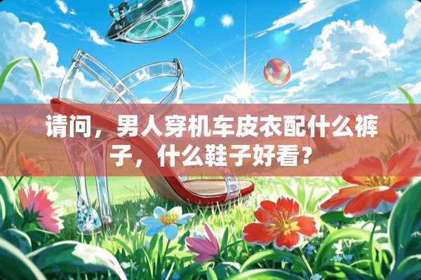 请问，男人穿机车皮衣配什么裤子，什么鞋子好看？