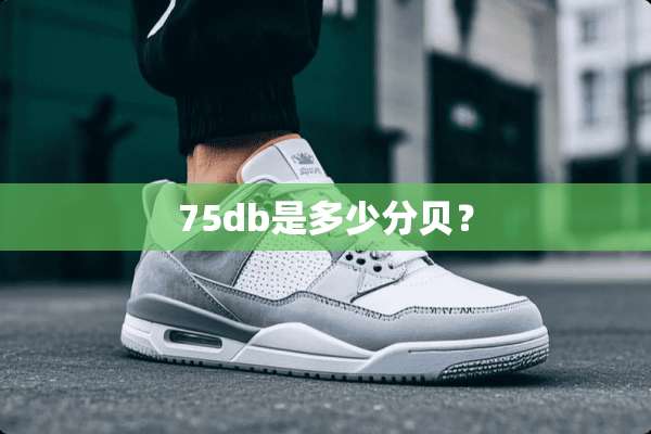 75db是多少分贝？