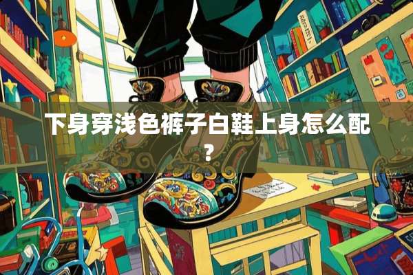 下身穿浅色裤子白鞋上身怎么配？