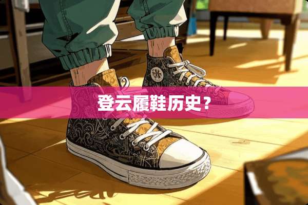 登云履鞋历史？