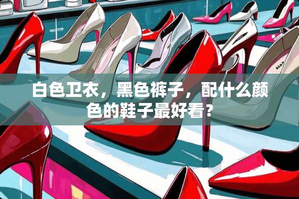 白色卫衣，黑色裤子，配什么颜色的鞋子最好看？