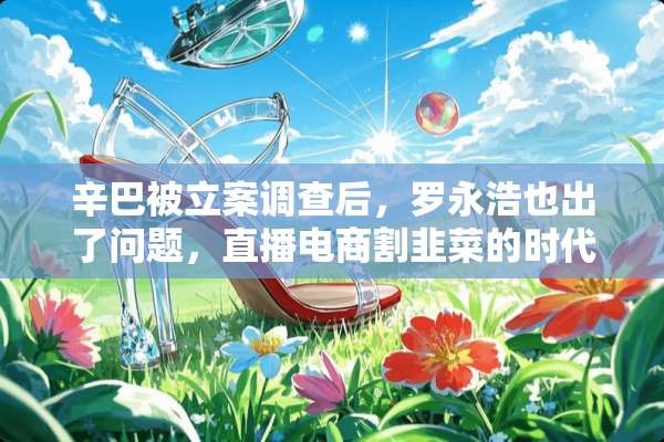 辛巴被立案调查后，罗永浩也出了问题，直播电商割韭菜的时代要终结了吗？