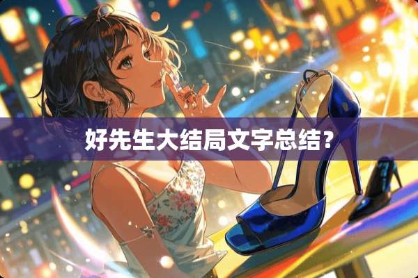 好先生大结局文字总结？
