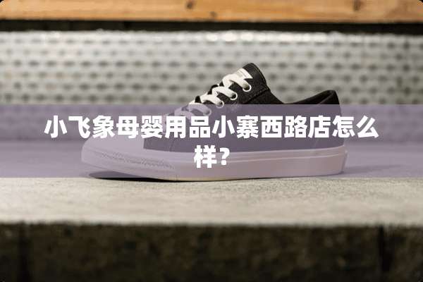 小飞象母婴用品小寨西路店怎么样？