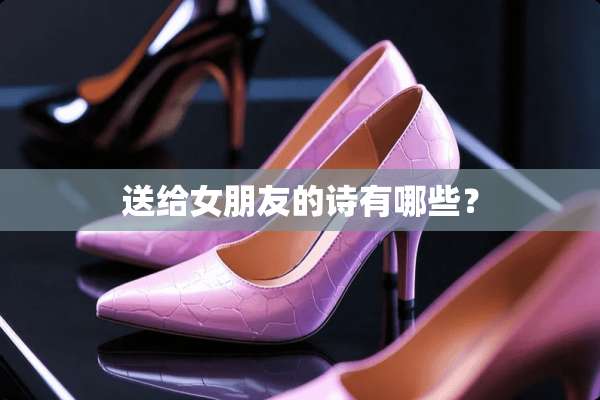 送给女朋友的诗有哪些？
