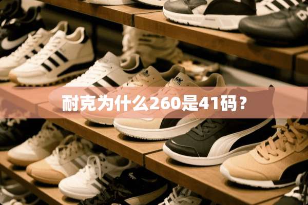 耐克为什么260是41码？