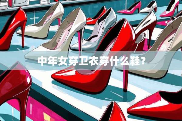 中年女穿卫衣穿什么鞋？