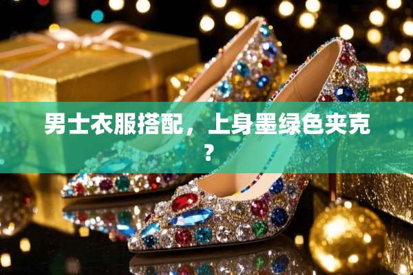 男士衣服搭配，上身墨绿色夹克？