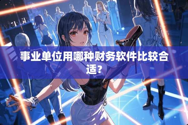 事业单位用哪种财务软件比较合适？