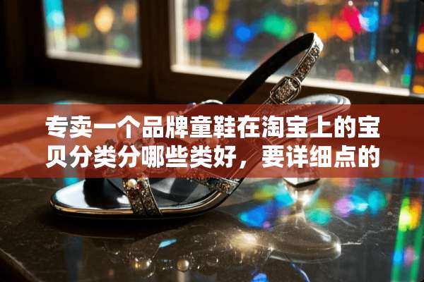 专卖一个品牌童鞋在淘宝上的宝贝分类分哪些类好，要详细点的？