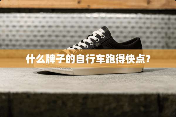 什么牌子的自行车跑得快点？