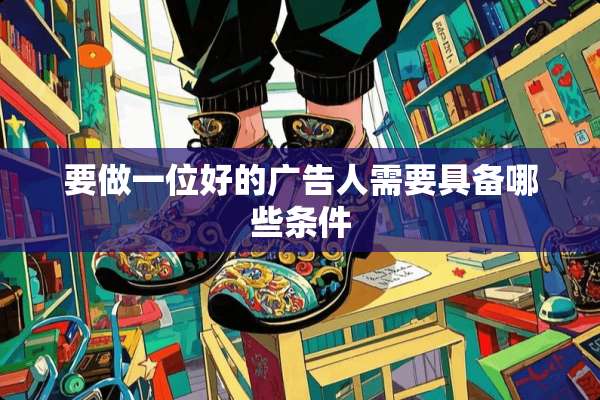 要做一位好的广告人需要具备哪些条件