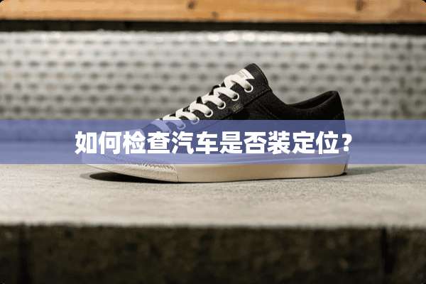 如何检查汽车是否装定位？