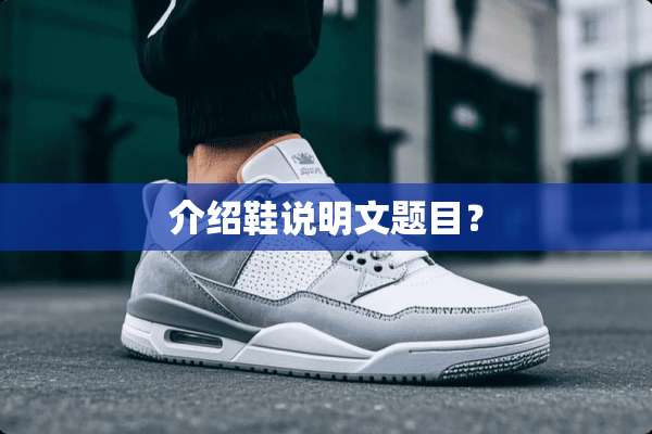 介绍鞋说明文题目？
