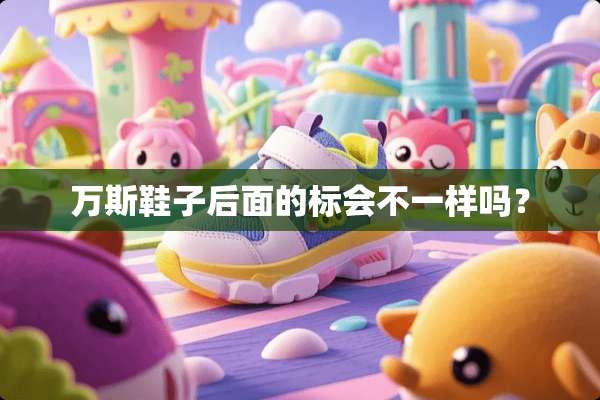 万斯鞋子后面的标会不一样吗？