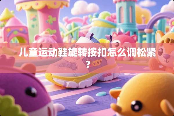 儿童运动鞋旋转按扣怎么调松紧？