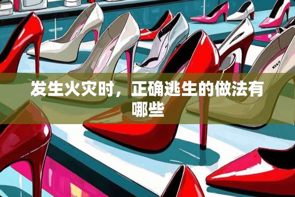 发生火灾时，正确逃生的做法有哪些