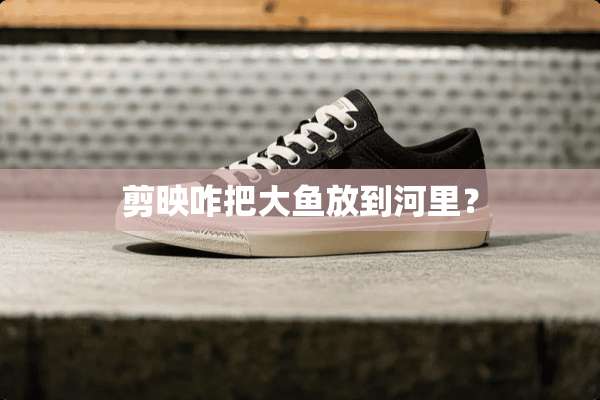 剪映咋把大鱼放到河里？