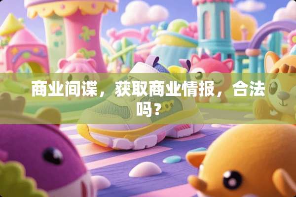 商业**，获取商业情报，合法吗？