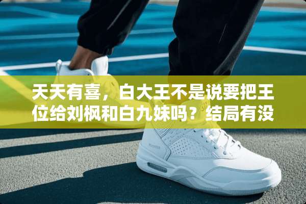 天天有喜，白大王不是说要把王位给刘枫和白九妹吗？结局有没有给他们夫妻俩？