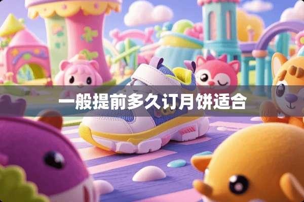 一般提前多久订月饼适合