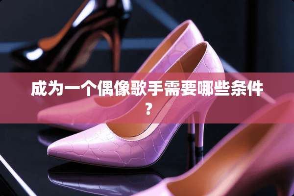 成为一个偶像歌手需要哪些条件？