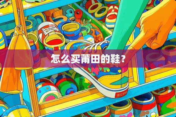 怎么买莆田的鞋？