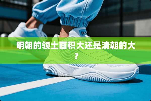 明朝的领土面积大还是清朝的大？