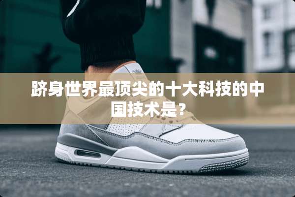 跻身世界最顶尖的十大科技的中国技术是？