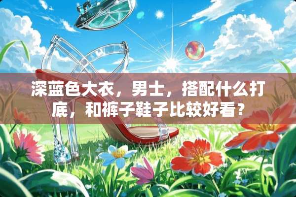 深蓝色大衣，男士，搭配什么打底，和裤子鞋子比较好看？