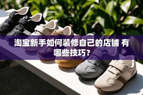 淘宝新手如何装修自己的店铺 有哪些技巧？